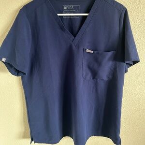 Figs Navy Blue Size Large Women's Top and Size Large Tall Zamora Joggers